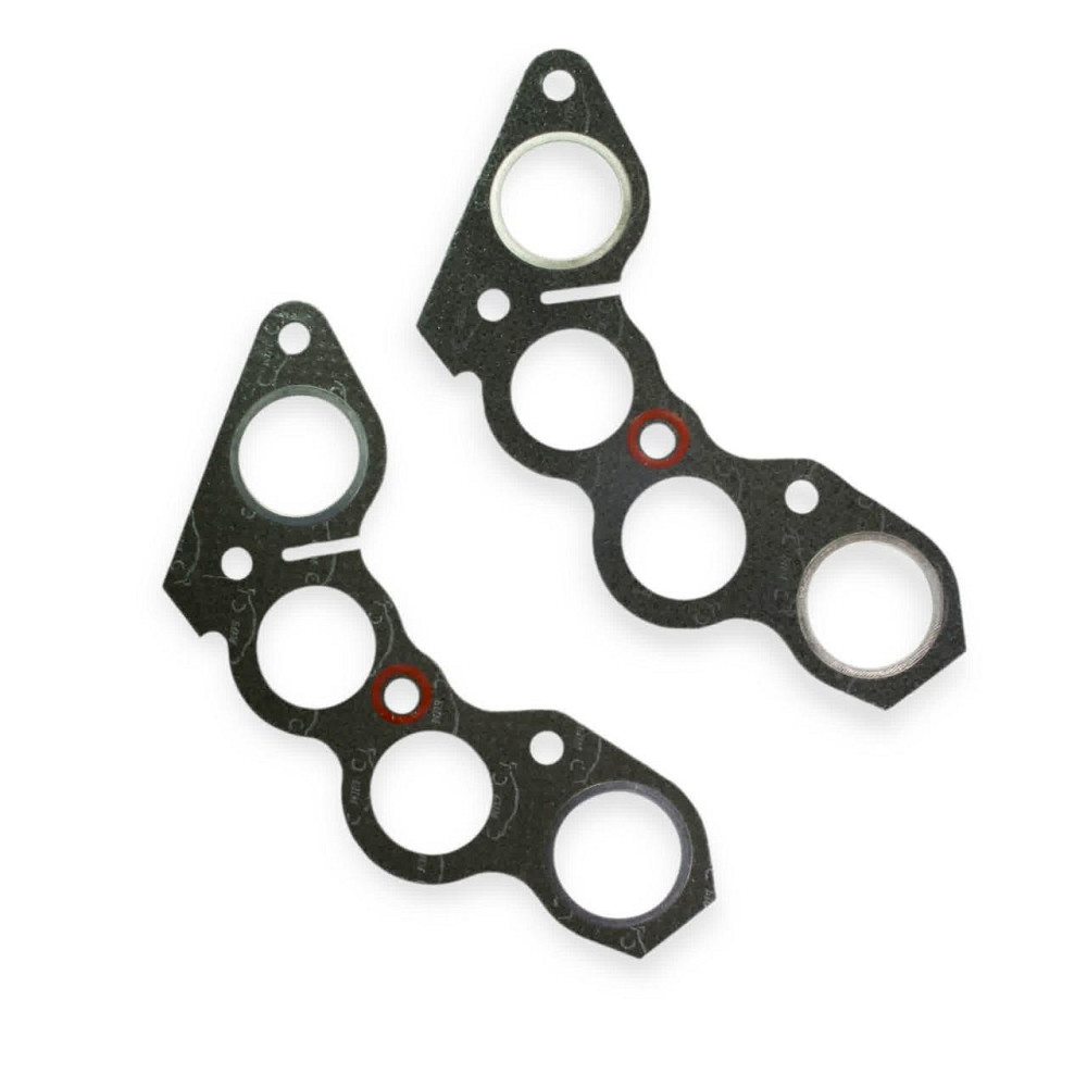 Прокладка 2101, 2102, 2103, 2104, 2105, 2106, 2107, 2121, 21213 з металокільцем (к-кт 2шт) БЦМ колектора Мукачево - фото 1