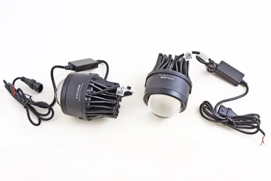 Фара противотуманная диодная линза 80мм (3.0) Cyclone 40Вт ближний / 45Вт дальний 6000K Винница