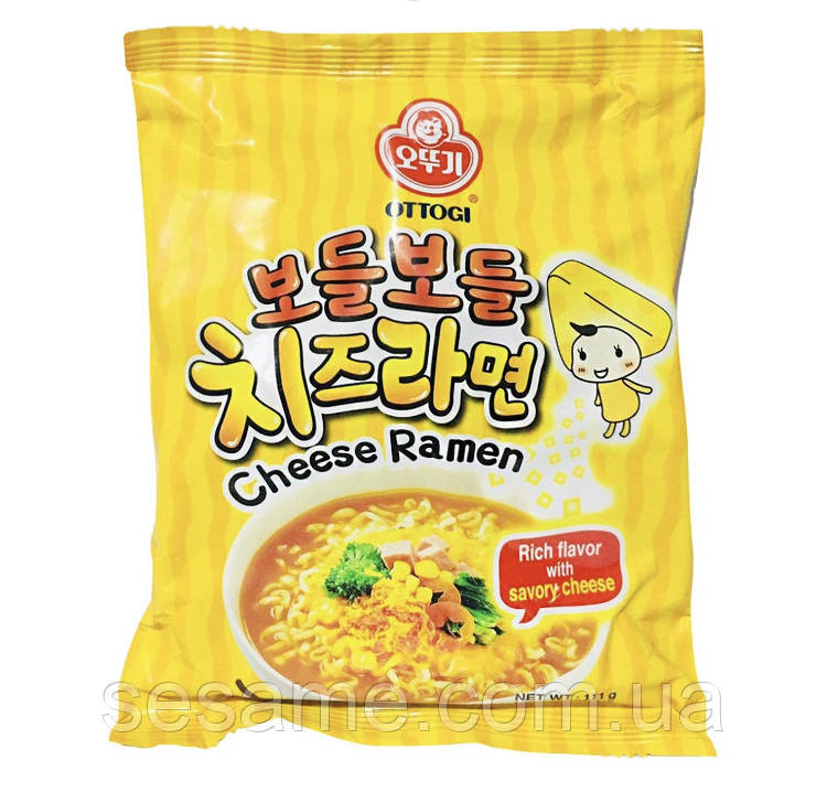 Корейская лапша рамэн быстрого приготовления с сыром Ottogi 111г Харьков - изображение 1