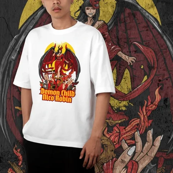 Футболка чоловіча з  принтом Ван Пис Ніко Робін Розмір 48 Anime0177 Дніпро