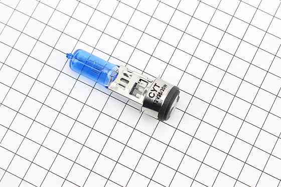 Лампа фари H6 BA20D 12V 35/35W "super" синя "свічка" тип 3 Бершадь