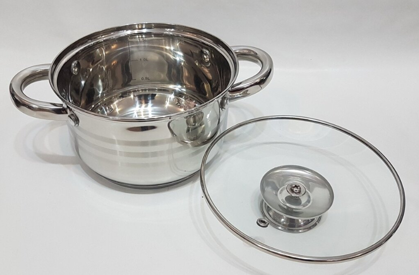 Кастрюля UNIQUE UN-5008 из нержавеющей стали объемом 7 литров, качественная и долговечная посуда Одесса - изображение 7