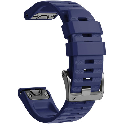 Ремешок для смарт-часов Armorstandart Silicone 26mm для Garmin Fenix 5x/6x Dark Blue (ARM60804) Винница - изображение 3