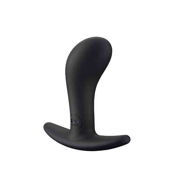 Анальная пробка Fun Factory BOOTIE M, черная, диаметр 3,3 см, тонкий ограничитель Sex Aura Киев