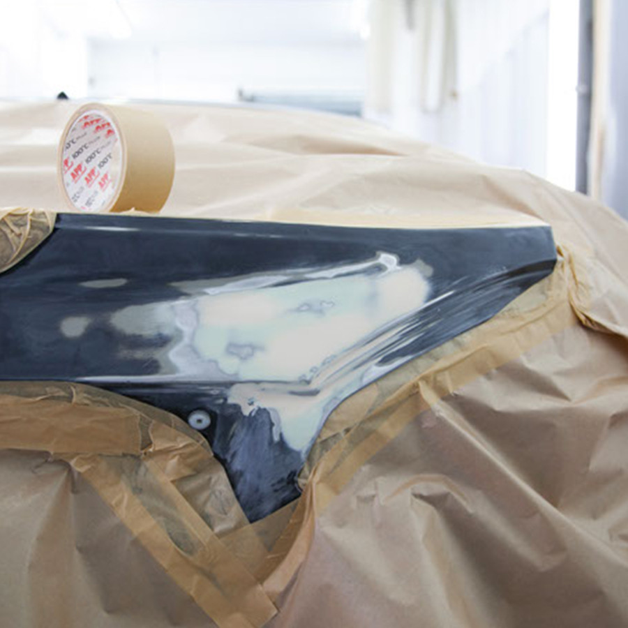 Стрічка малярна APP Plus 24мм х 45м 100*C коричнева, 070107 Киев - изображение 2