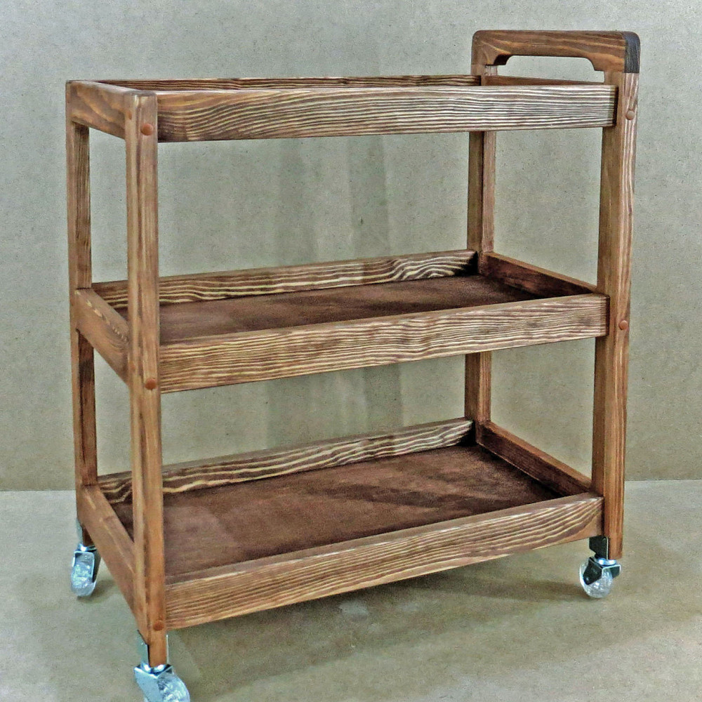 Этажерка для ванной на колёсиках 