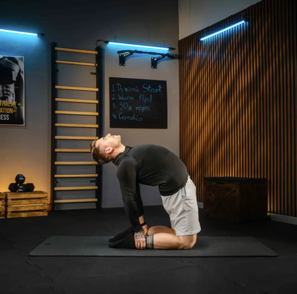 Коврик для йоги TX-019NGM NBR 1см 190х80 чорний Київ - фото 9