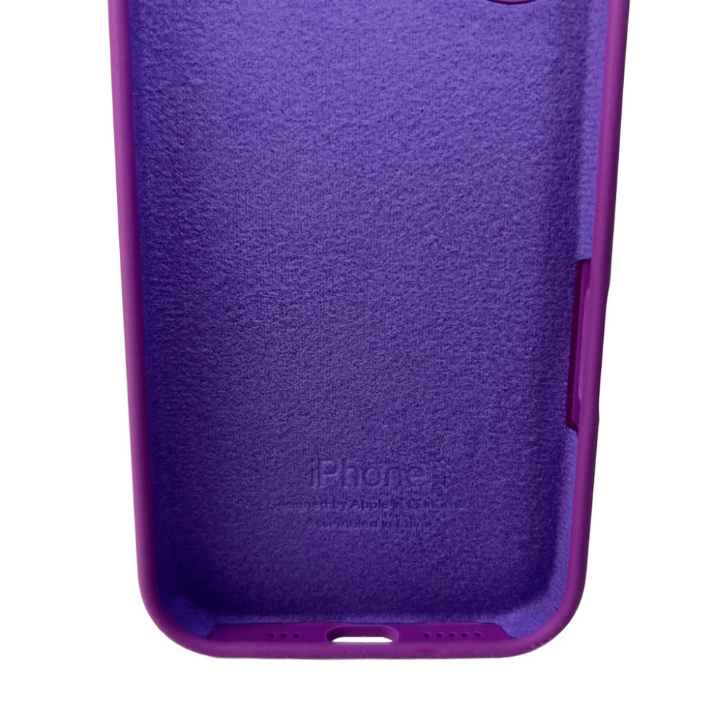 Чехол для iPhone 16/19, силиконовый, фиолетовый Киев - изображение 6