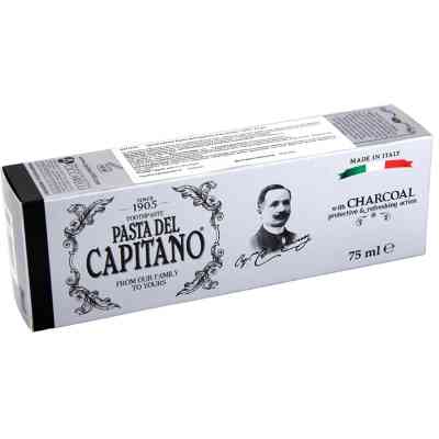 Зубна паста Pasta del Capitano З деревним вугіллям 75 мл (8002140037702) Вінниця