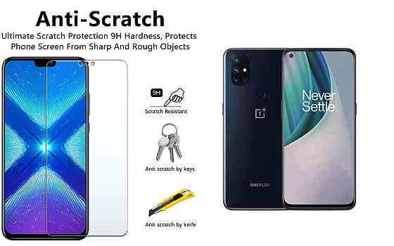 Защитное стекло NeoGlass для OnePlus Nord N10 – ультрапрозрачное и устойчивое Киев