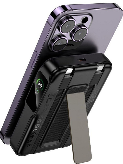 Повербанк Hoco Q48 10000мАг 20Вт MagSafe 4в1 Apple Watch Харьков - изображение 3