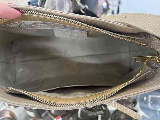 Стильна жіноча сумка через плече з натуральної шкіри (тауп) Virginia Conti Київ