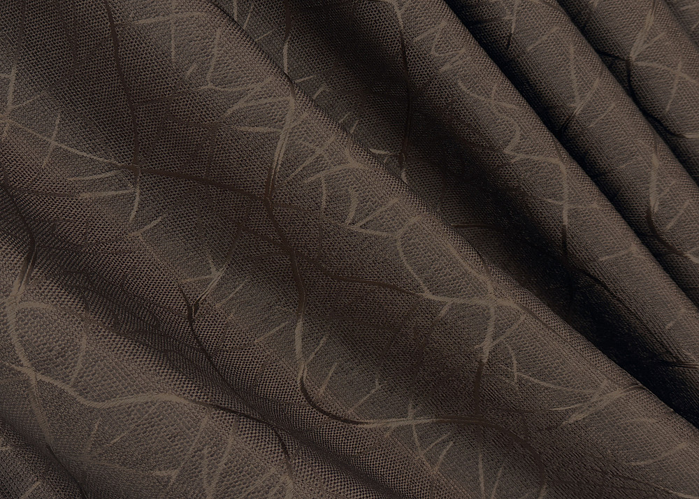 Комплект готових штор VR-Textil Льон Савана № 687ш Венге 200х270 см 2 шт (32-295) Київ - фото 6