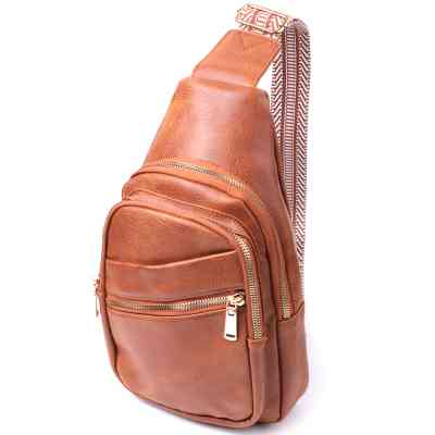 Сумка Vintage Жіноча з однією лямкою через плече з екошкіри Руда (22758) Вінниця