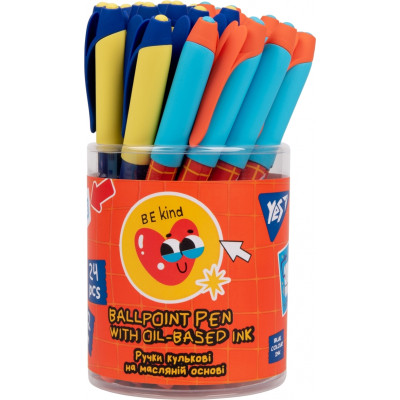 Ручка кулькова Yes Sticky mood: Hug 0,7 мм синя (412129) Вінниця - фото 4