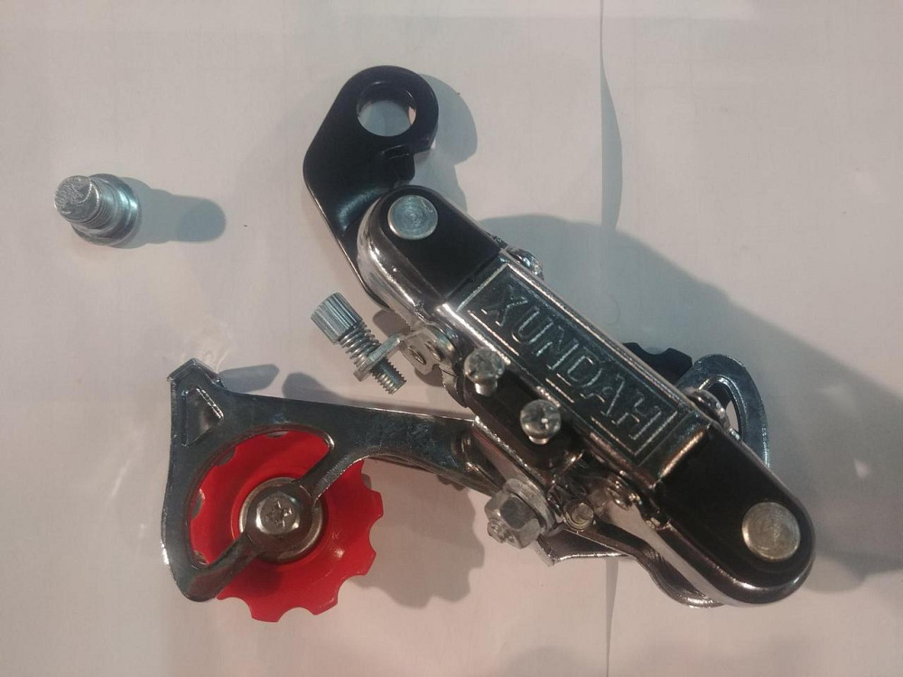 Переключатель скоростей велосипеда   задний (крепеж на наконечник) (малый ролик) Мукачево - изображение 1