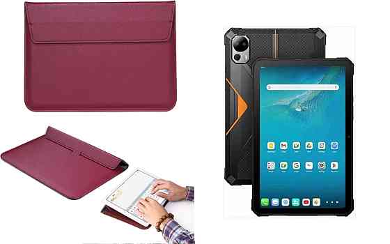 Чохол-конверт VitoCase для Fossibot DT1, DT1 Lite, з функцією підставки для планшета Бордовий Київ