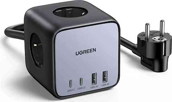 Зарядний пристрій UGREEN CD268 65W DigiNest Cube (2C2A) (UGR-60113) Киев
