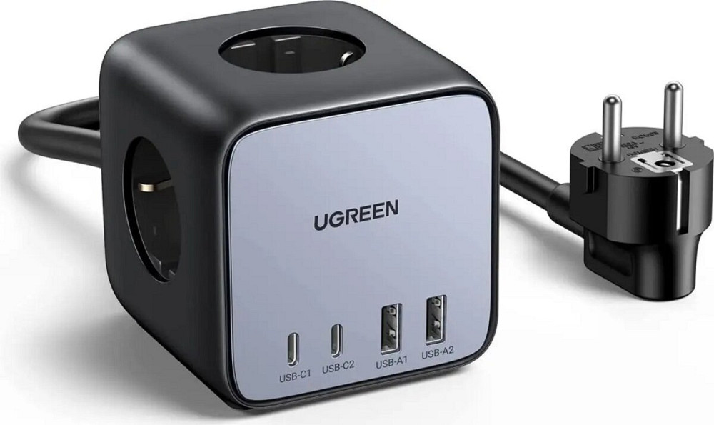 Зарядний пристрій UGREEN CD268 65W DigiNest Cube (2C2A) (UGR-60113) Киев - изображение 1