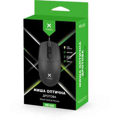 Мишка Vinga MS-110 Black Вінниця