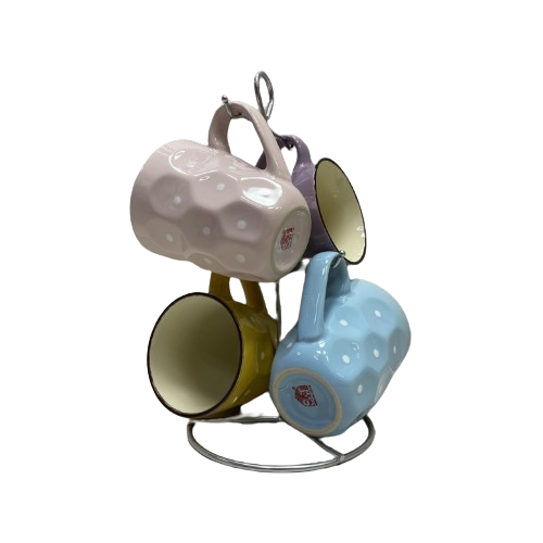 Набір чашок Адель-Грані 4шт 350мл на стійці 021-04-07 S&T Житомир - фото 3