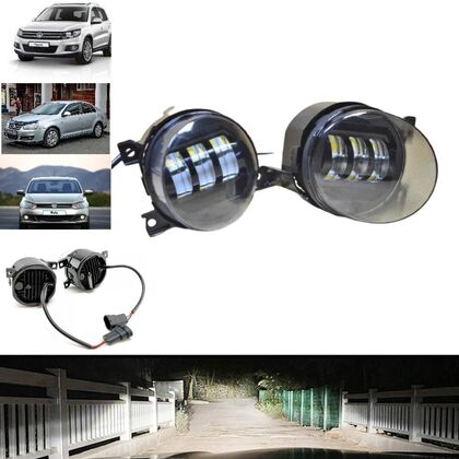 Фара діодна протитуманна VW Jetta (Bi) W/Y 45W+45W (к-т 2шт) B5 VOL (Short) Світлодіодні протитуманки Харків