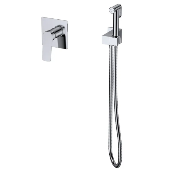 Вбудований змішувач для гігієнічного душа Mixxus Premium MONE 002 INNER з лійкою (MI6773) Харків