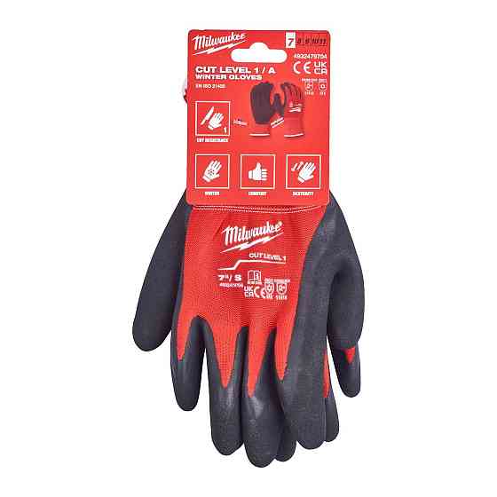 Рукавиці MILWAUKEE з опором порізам 1, зимние, размер S/7 Одеса