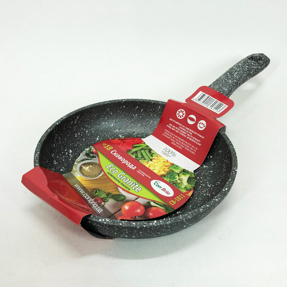 Сковорода с ручкой алюминий, Сковорода кухонная для кухни с толстым дном IV-84 Львов - изображение 3