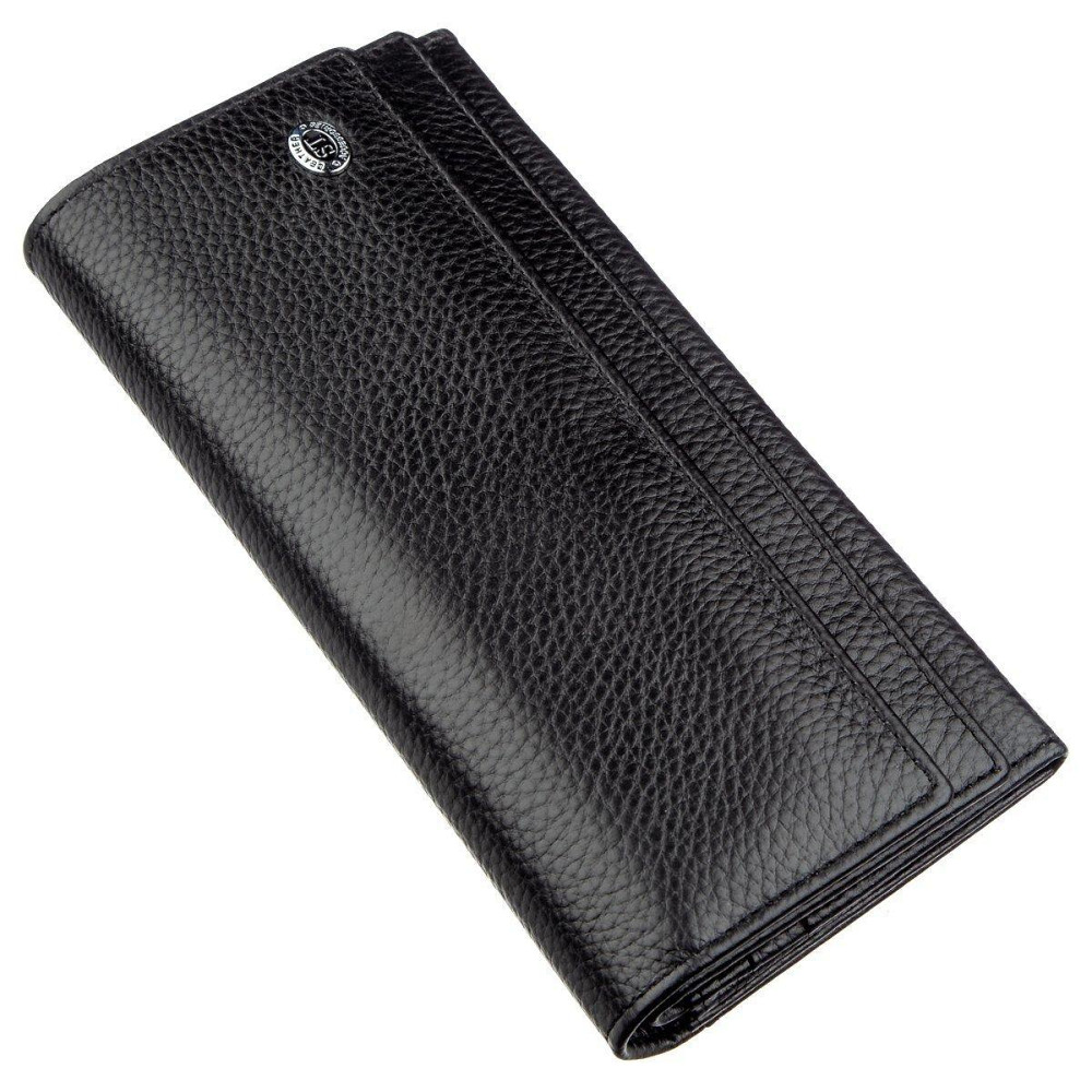 Універсальний гаманець-візитниця ST Leather 18951 Чорний Київ - фото 11