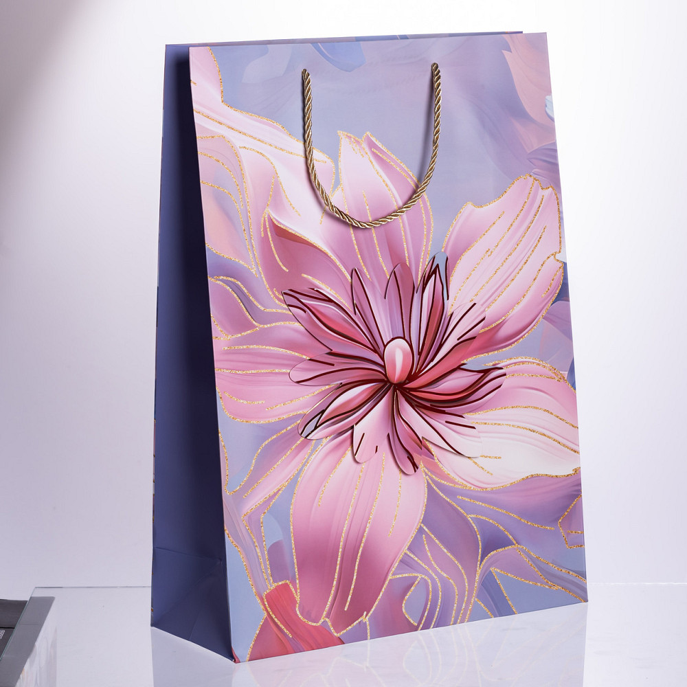 Набор подарочных пакетов из бумаги 12 (шт) картонные красивые пакеты для подарков 30×12×42 (см) HP-10359-10 Киев - изображение 2