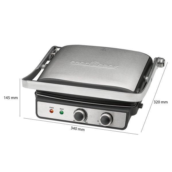 Електричний контактний гриль Profi Cook PC-KG (1029) 2000 Вт Нововолинськ - фото 8