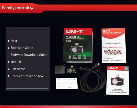 Тепловизор для смартфона UNI-T UTI260M матрица 256х192 25Hz Type-C Киев