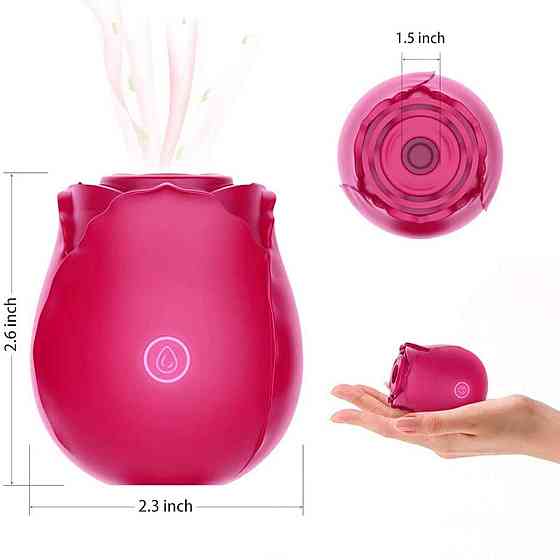 Вакуумний стимулятор - Rose Massager Sex Aura Київ