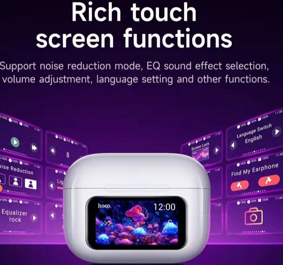 HOCO EW72 Бездротові TWS-навушники. Із шумозаглушенням. Київ - фото 3