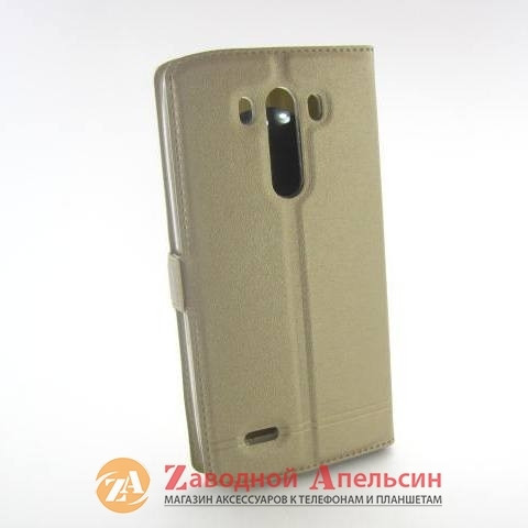 Чохол книжка LG G3 D855 Smart Case gold Одеса - фото 5