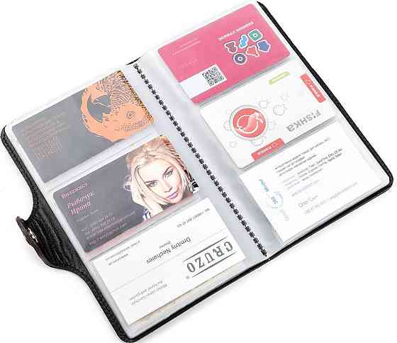 Візитниця велика Shvigel 13904 шкіряна Коричнева Київ