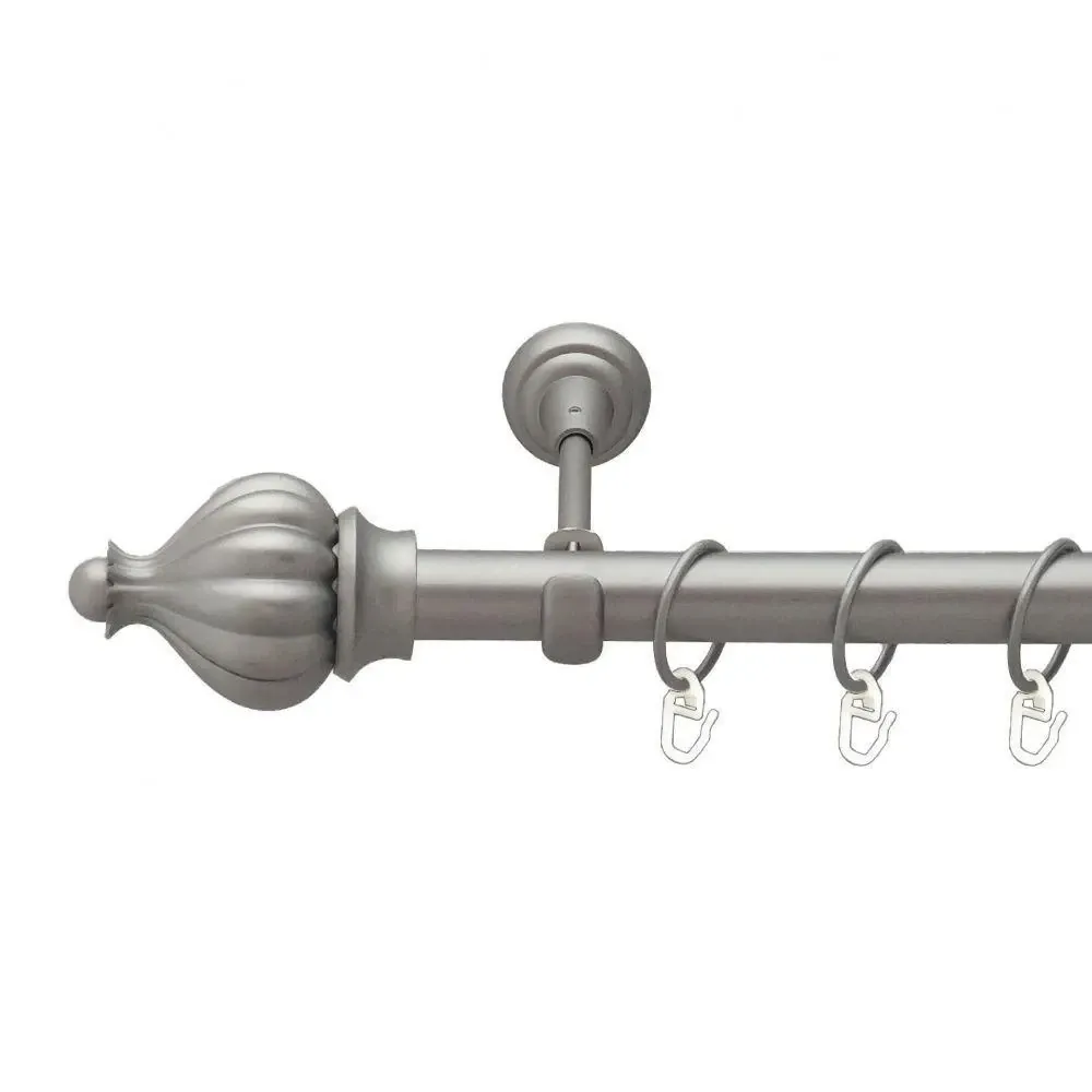 Карниз Orvit Таджа металевий однорядний відкритий Сатин 25 мм 160 см (6322063) Львів - фото 1