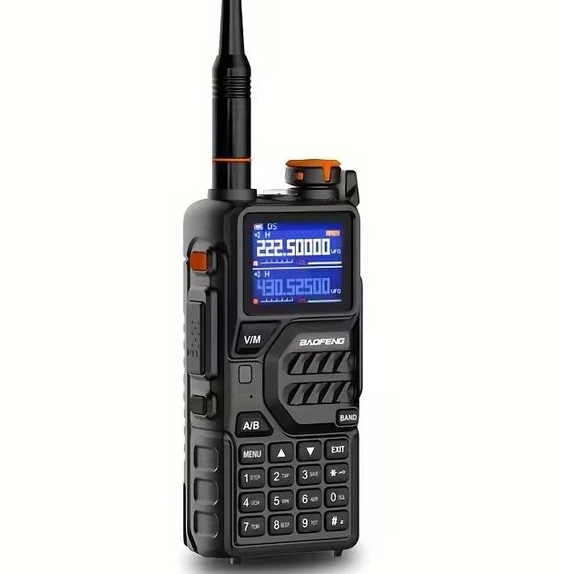 Рація Baofeng UV-K5 Plus 10 Вт USB Type-C (Чорний) Київ - фото 1