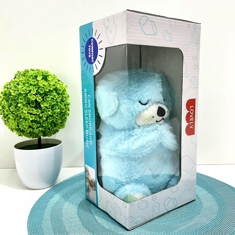 Видра інтерактивна дихає підсвічується сопить і відтворює заспокійливу музику Блакитна (853-1) Чернігів - фото 7