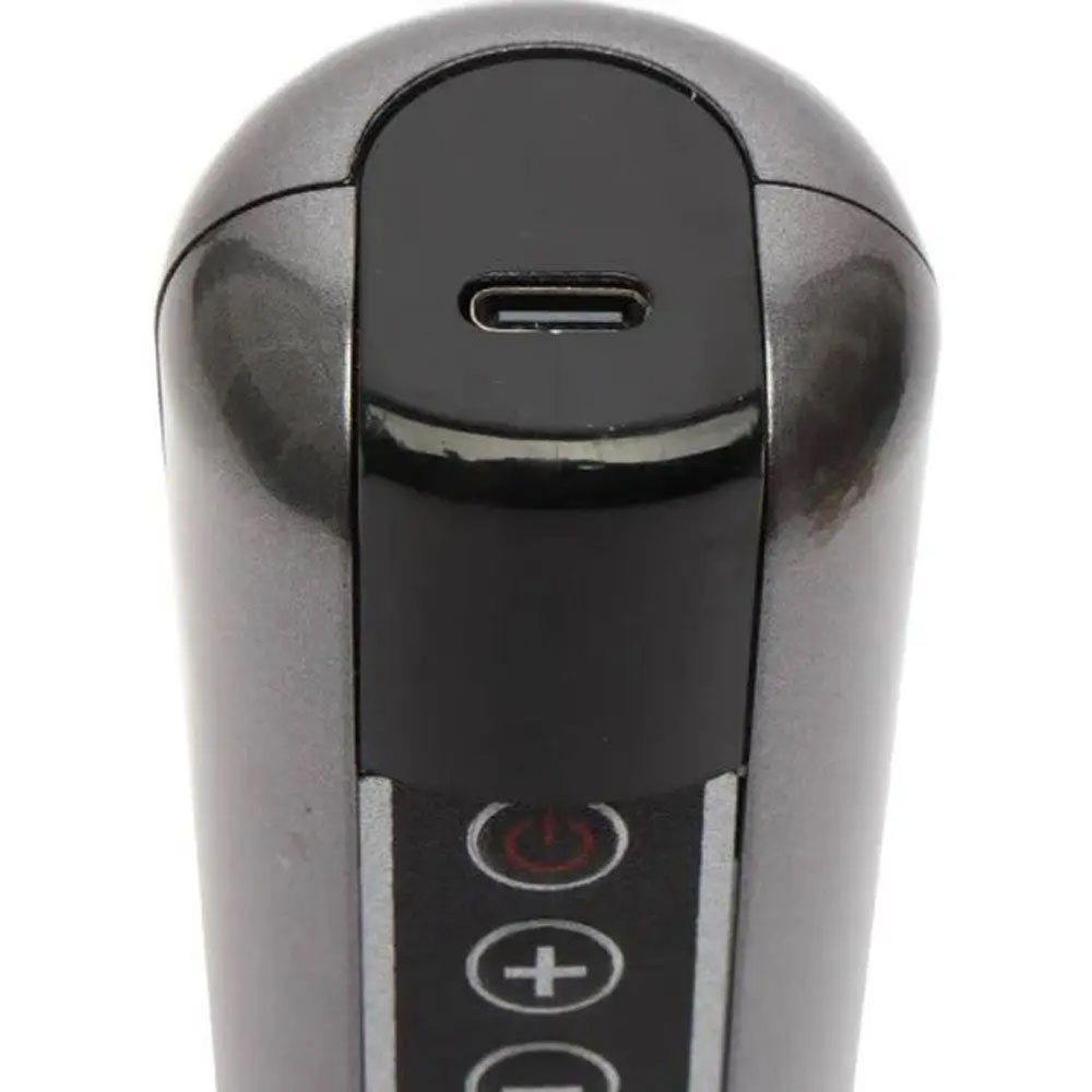 Акумуляторний вакуумний масажер з підігрівом + олія,12 режимів,з USB,Сірий SBR Київ - фото 8