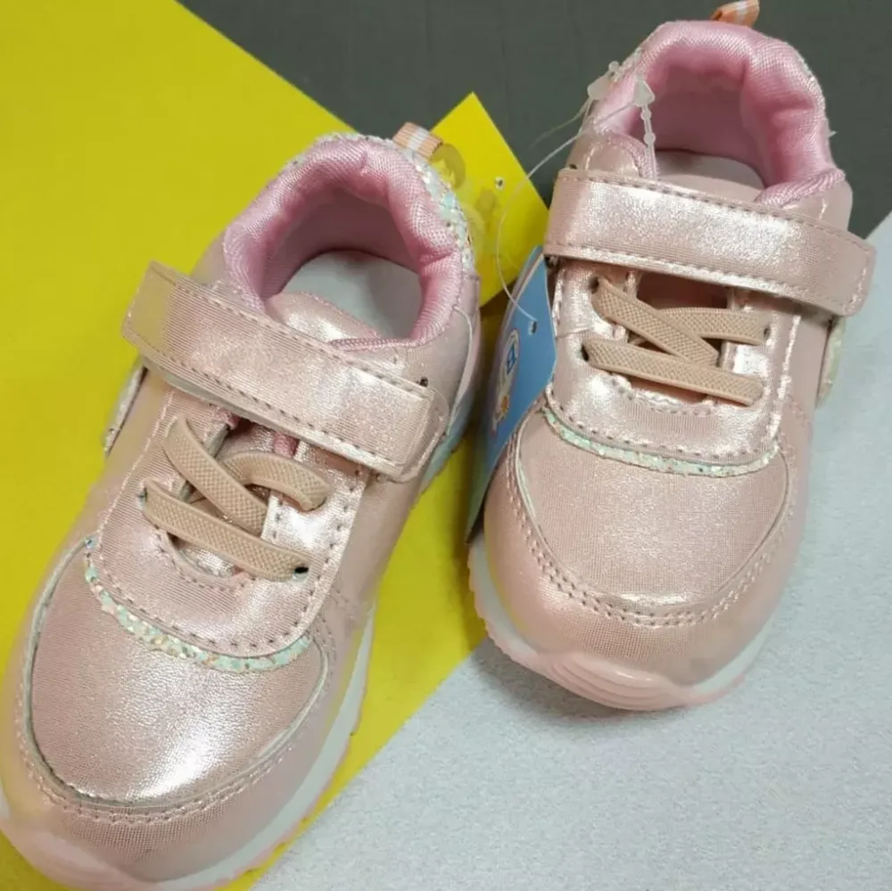 Кросівки рожеві для дівчат на липучці 13,7 см Київ - фото 2