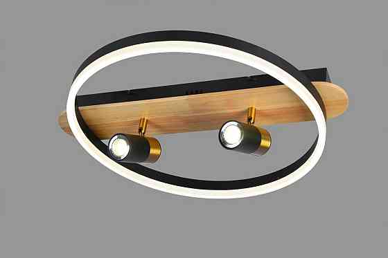 Люстра стельова світлодіодна VALESO 77084/1+2S, чорний Коломия