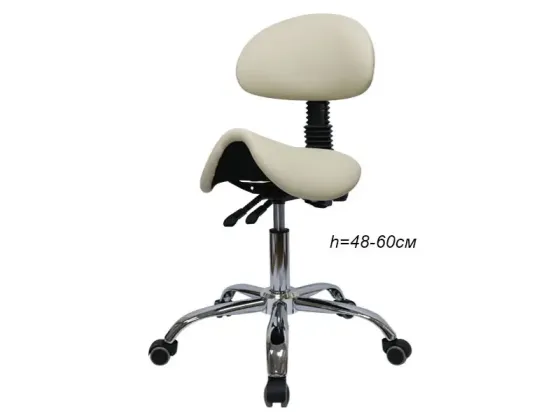 Стілець-сідло для майстра 1037-3, 3 регулювання Сірий Київ