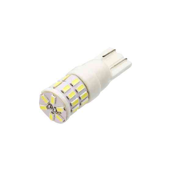 Светодиодная лампа AllLight T10 30 диодов 3010 W2,1x9,5d 12V WHITE (керамика) Харків