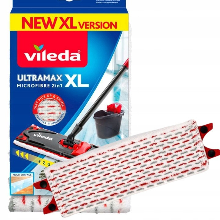 Запасна Насадка плоска для швабри 1 шт Vileda "Ultramax XL або Vileda Ultramax Turbo XL" (160933) Нововолинськ - фото 1