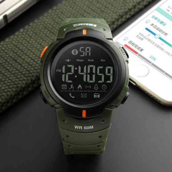 Skmei 1301AG army green Smart Watch SBR Киев