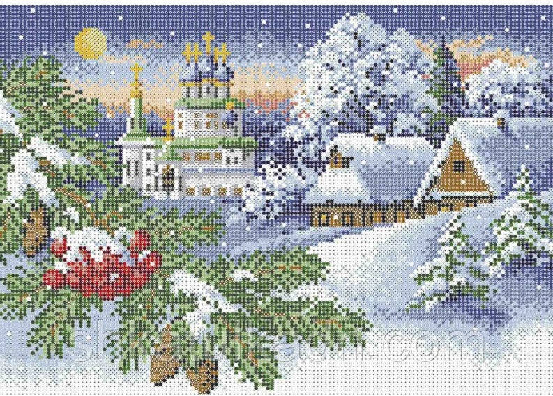 Схема для вишивки бісером "Пташки зими" Дніпро - фото 1