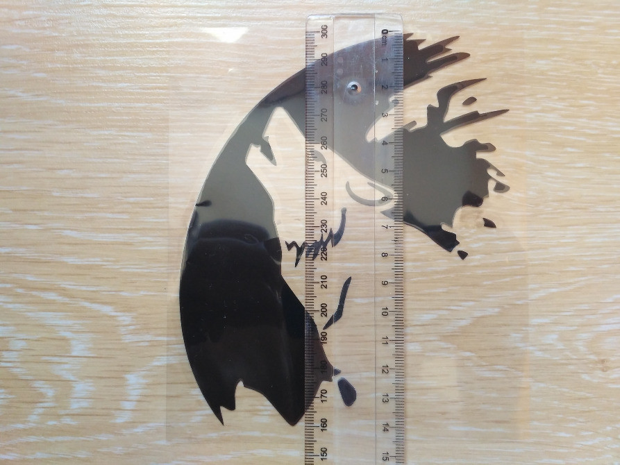 Наклейка Волк на авто Черная Киев - изображение 4