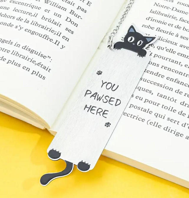 Металлическая закладка – креативный подарок для книголюбов. Закладка для книг 